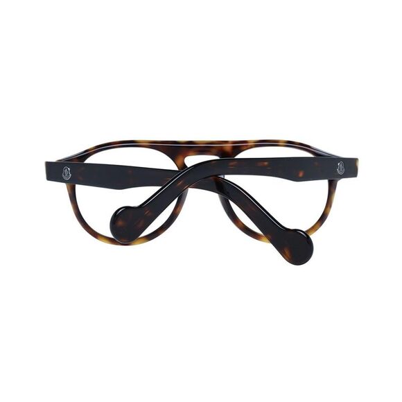 Moncler Round Full-Rim Brown Plastic Frame Glasses Women - Picture 3 of 3